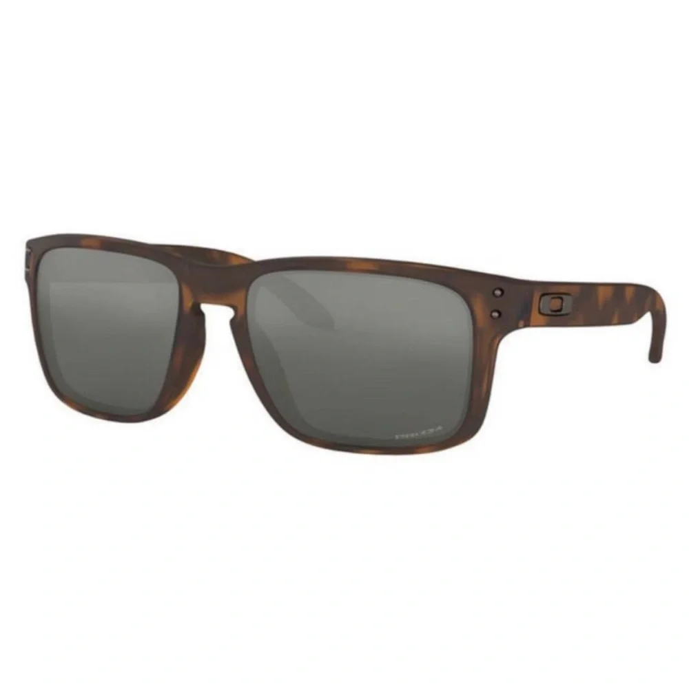 OAKLEY • Men’s Matte Brown Tortoise Prizm Black Holbrook XL Sunglasses - Picture 4 of 6
